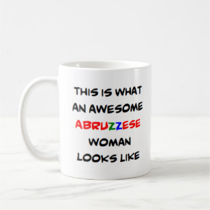 fantastisk abruzzesisk kvinna kaffemugg