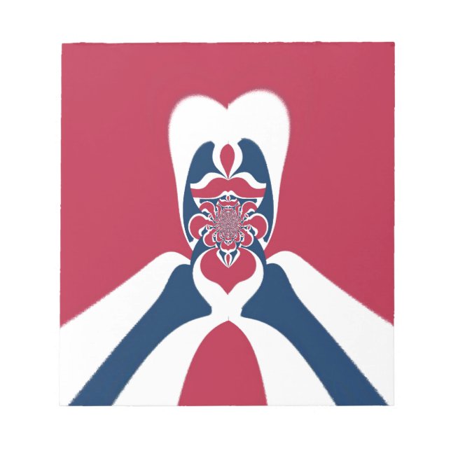 Fantastisk Abstrakt E.T. Art-utskrift Anteckningsblock (Framsida)