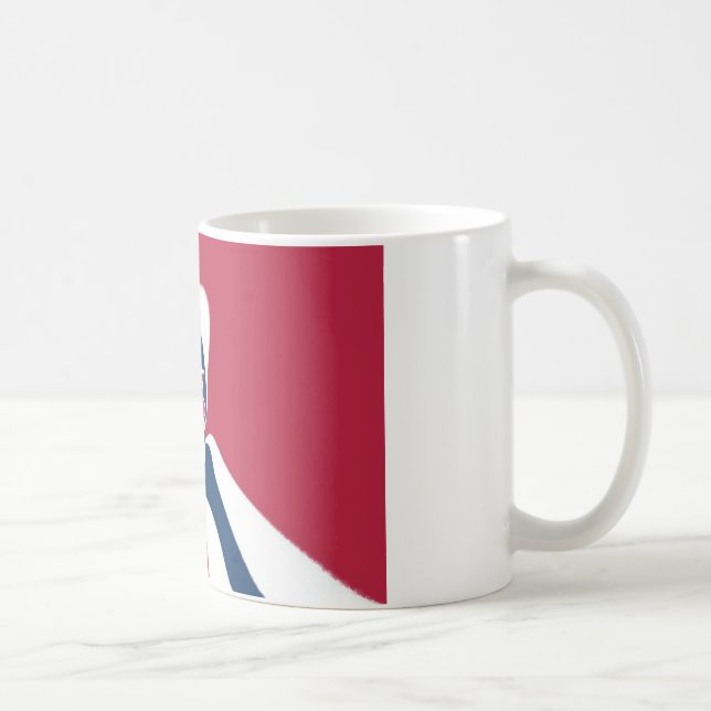 Fantastisk Abstrakt E.T. Art-utskrift Kaffemugg (Höger)