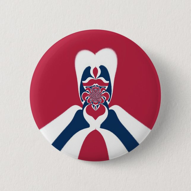 Fantastisk Abstrakt E.T. Art-utskrift Knapp (Framsida)