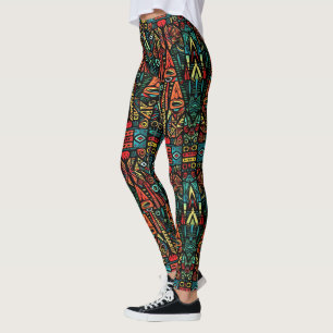 Fantastisk Abstrakt Pop Mode Leggings