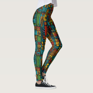 Fantastisk Abstrakt Pop Mode Leggings