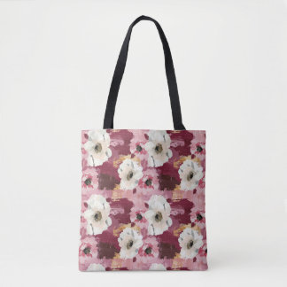 Fantastisk Abstrakt Watercolor Camellias Tygkasse