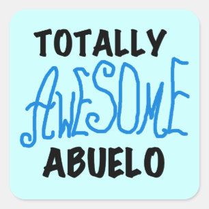 Fantastisk Abuelo Tshirts och gåvor Fyrkantigt Klistermärke