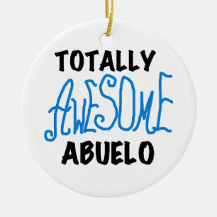Fantastisk Abuelo Tshirts och gåvor Julgransprydnad Keramik