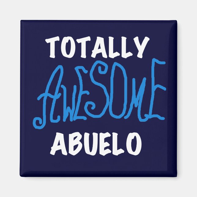 Fantastisk Abuelo Tshirts och gåvor Magnet (Framsidan)