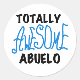 Fantastisk Abuelo Tshirts och gåvor Runt Klistermärke