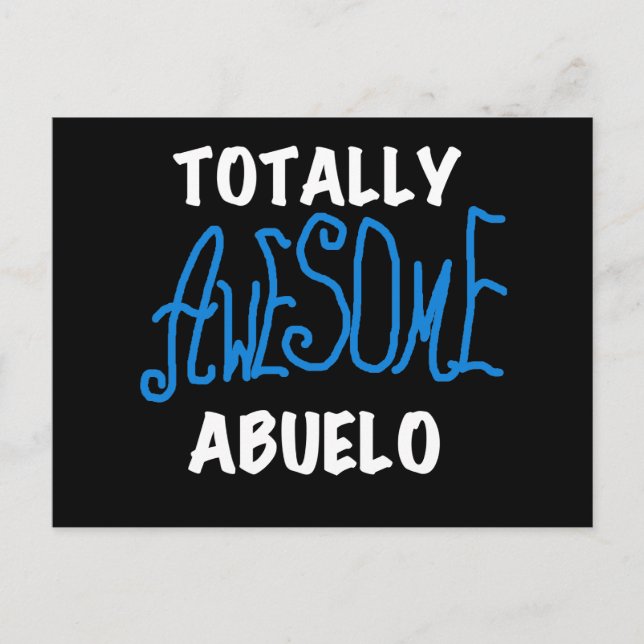 Fantastisk Abuelo Tshirts och gåvor Vykort (Framsida)