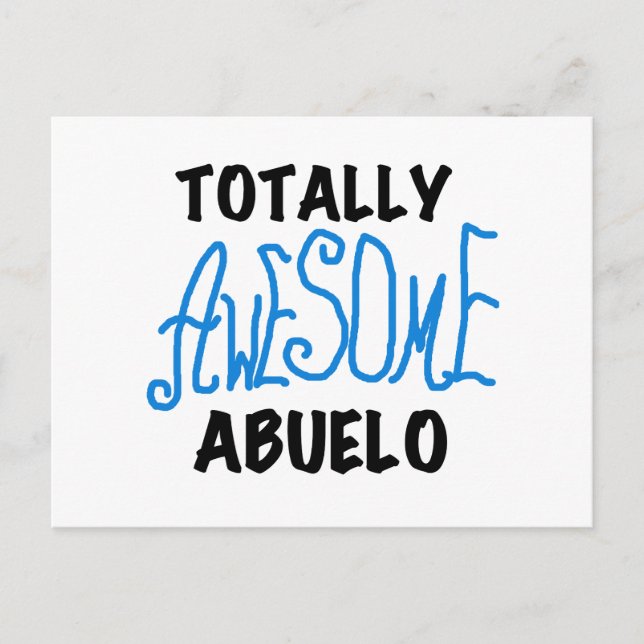 Fantastisk Abuelo Tshirts och gåvor Vykort (Framsida)