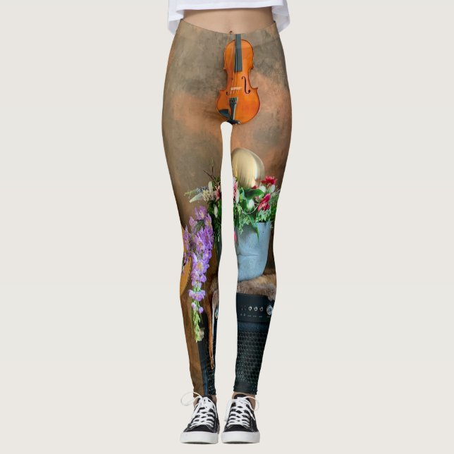 Fantastisk Acoustic Guitar Leggings (Framsida)