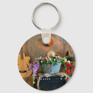Fantastisk Acoustic Guitar Nyckelring