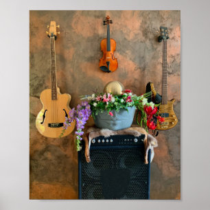 Fantastisk Acoustic Guitar Poster