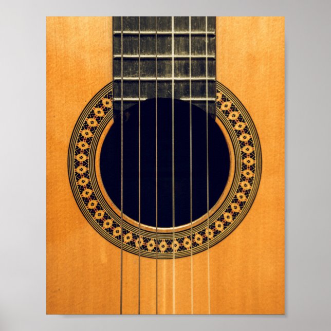 Fantastisk Acoustic Guitar Poster (Framsidan)