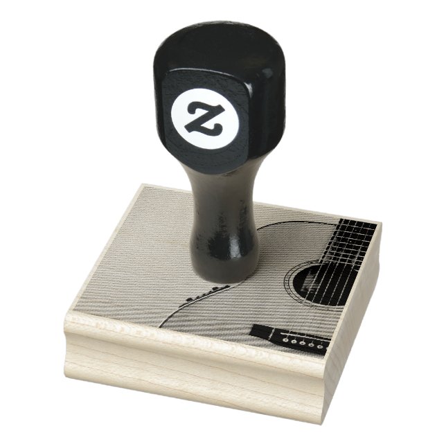 Fantastisk Acoustic Guitar Stämpel (Stämpel)