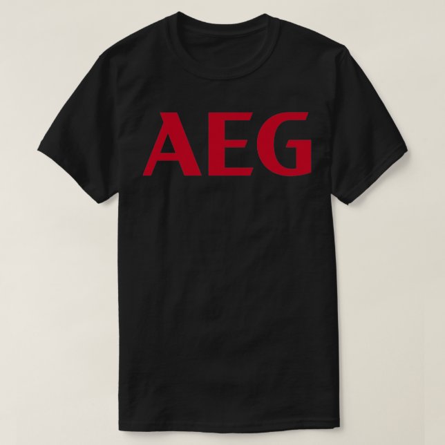 Fantastisk AEG-design T Shirt (Design framsida)