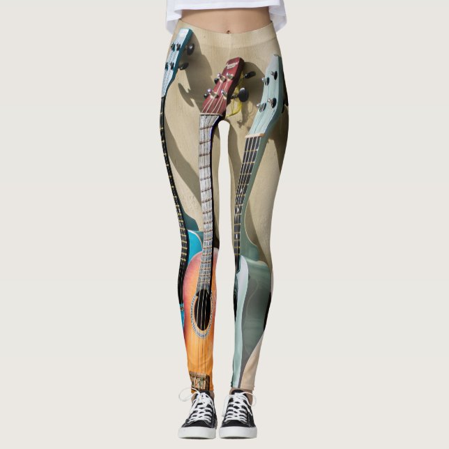 Fantastisk Akustisk Gitarr Leggings (Framsida)