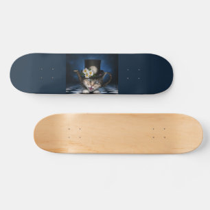Fantastisk Alice i Wonderland Tekanna Cat Mini Skateboard Bräda 18,5 Cm