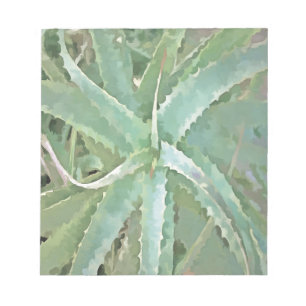 Fantastisk Aloe Vera Akrylic Art Anteckningsblock