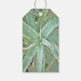 Fantastisk Aloe Vera Akrylic Art Presentetikett
