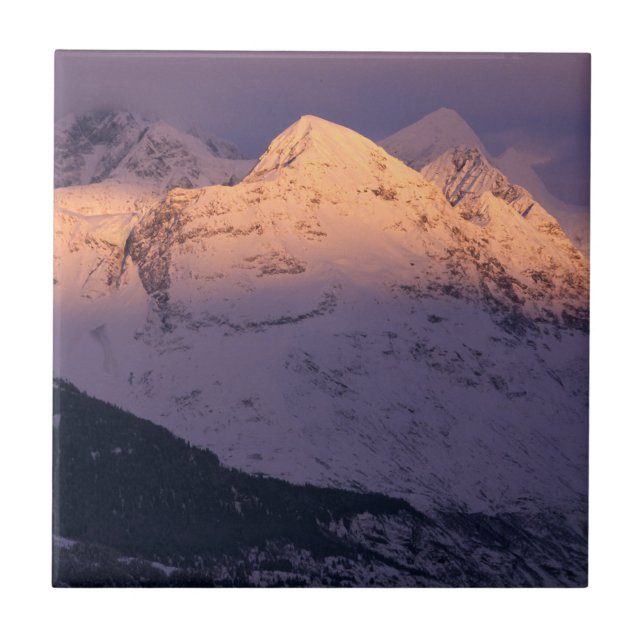 Fantastisk Alpenglow Kakelplatta (Framsidan)