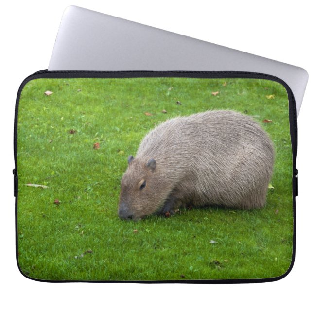 Fantastisk Animal Capybara Laptop Sleeve (Framsidan)