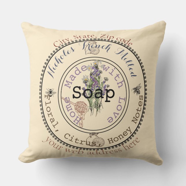 fantastisk anpassade tvål kudde (Framsida)