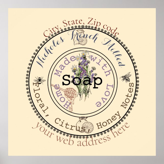 fantastisk anpassade tvål poster (Framsidan)