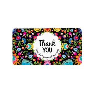 Fantastisk, anpassningsbar, polsk folklore Wycinan Adressetikett