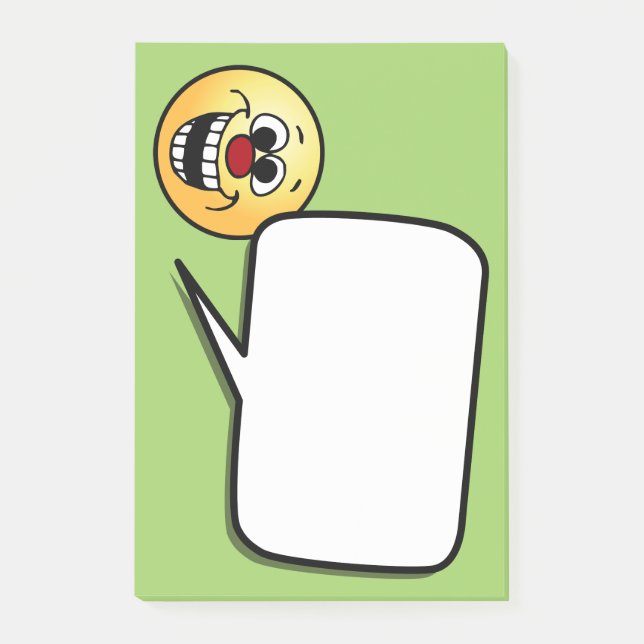 Fantastisk Ansikte Grumpey Post-it Block (Framsida)