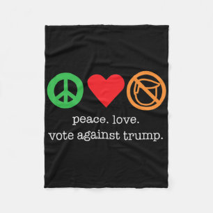 Fantastisk anti-Trump-tröja för demokrater Fleecefilt
