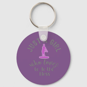 Fantastisk är bara en Kärlek Floss Dance Gift Desi Nyckelring