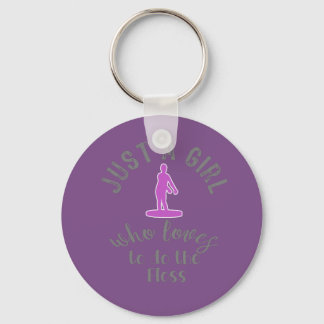 Fantastisk är bara en Kärlek Floss Dance Gift Desi Nyckelring