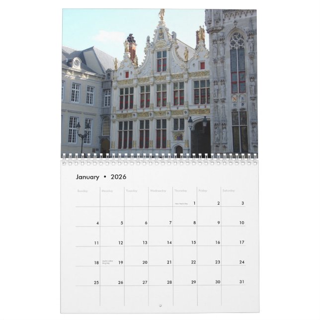 FANTASTISK ARKITEKTURkalender Kalender (Jan 2026)