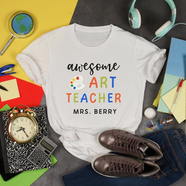 Fantastisk Art Teacher T Shirt (Skapare uppladdad)