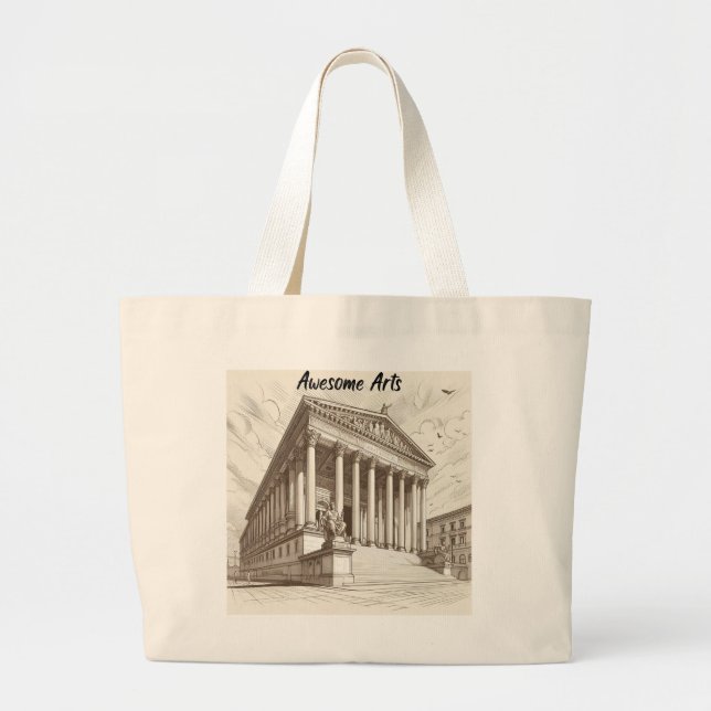 Fantastisk art Tote Bag Jumbo Tygkasse (Framsidan)