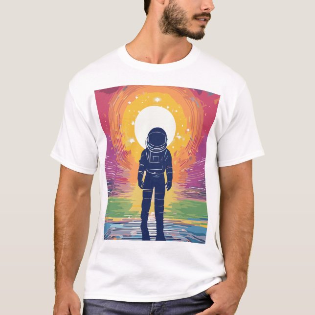 Fantastisk Astronaut T Shirt (Framsida)