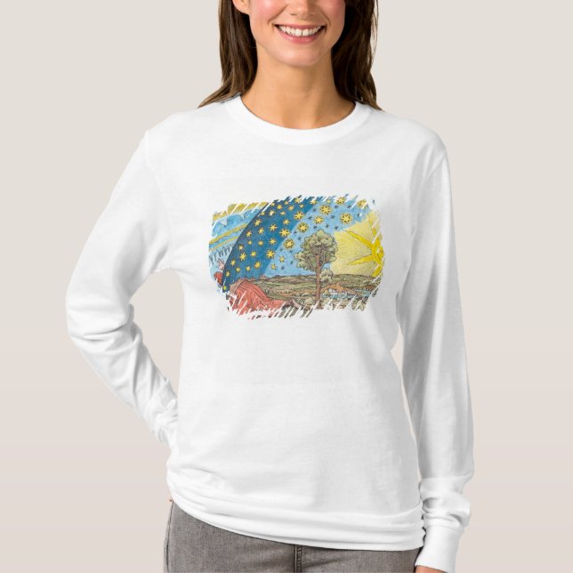 Fantastisk återgivning av det sol- systemet tee shirt (Framsida)