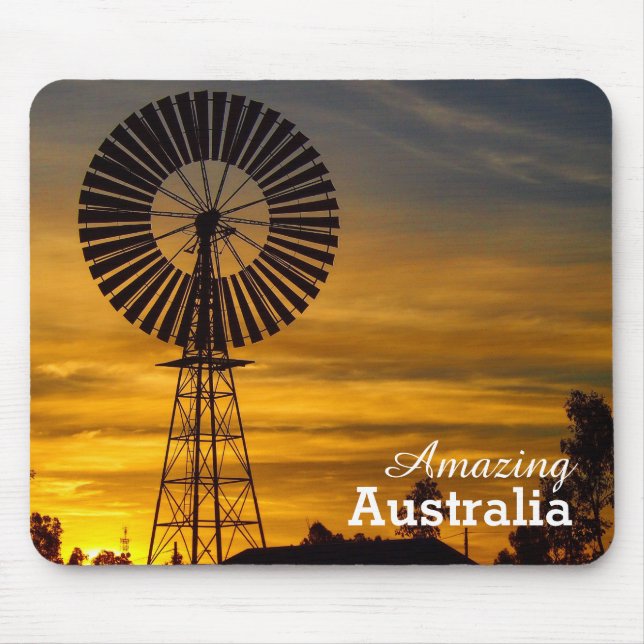 Fantastisk Australien mousepad Musmatta (Framsidan)