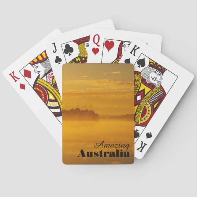 Fantastisk Australien spelar kort Spel Kort (Baksidan)