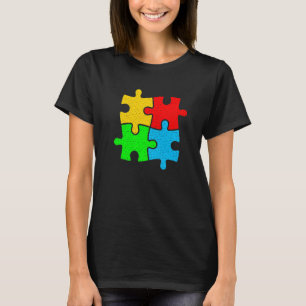 Fantastisk Autism Puzzle Autism Awareness Kärlek S T Shirt
