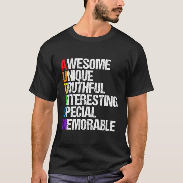 Fantastisk Autism T Shirt (Framsida)