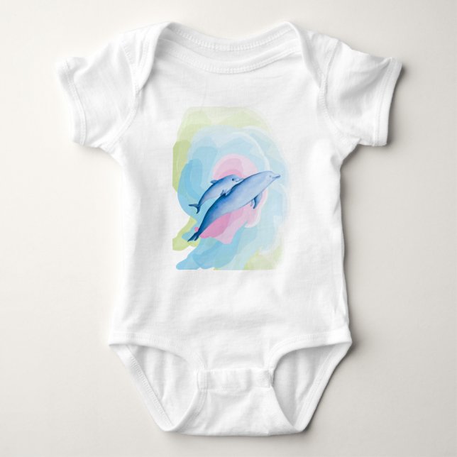 Fantastisk av delfiner t shirt (Framsida)