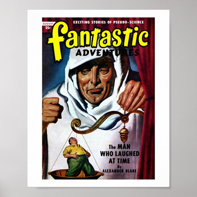 Fantastisk Äventyr (Aug, 1949) Poster (Framsidan)