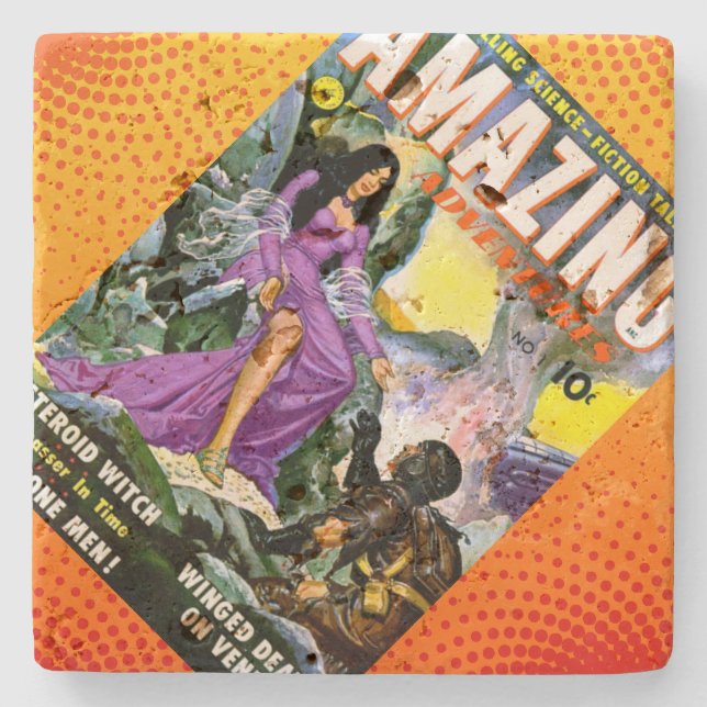 Fantastisk Äventyr, nr 1 Stenunderlägg (Framsidan)