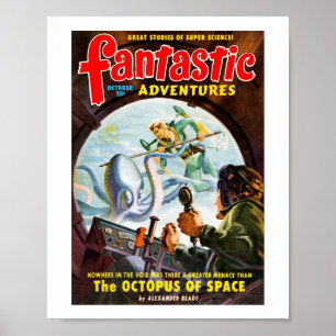 Fantastisk Äventyr (Okt 1949) Poster