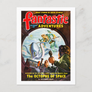 Fantastisk Äventyr (Okt 1949) Vykort