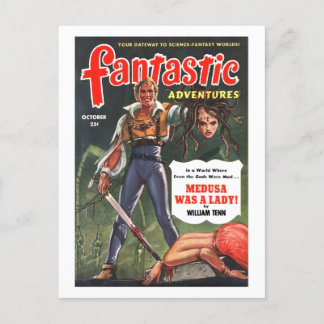 Fantastisk Äventyr (Okt 1951) Vykort