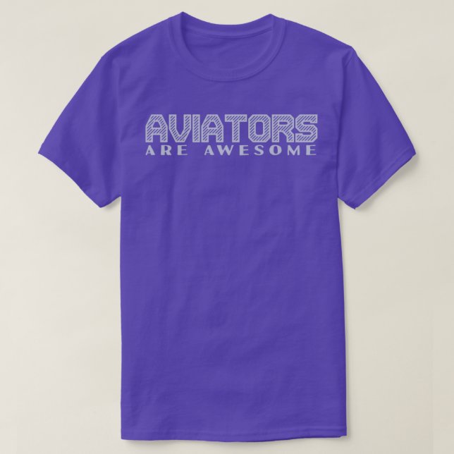 Fantastisk Aviator T Shirt (Design framsida)