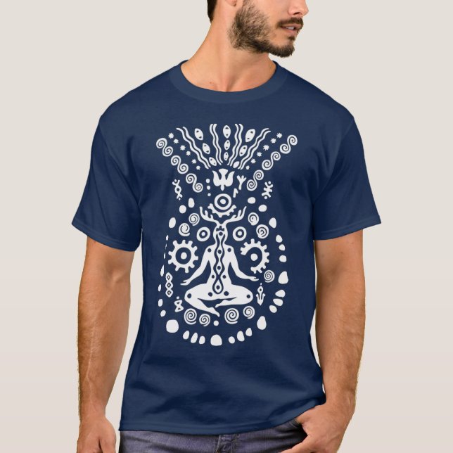 Fantastisk Ayahuasca Älskare DMT Designer Shaman ( T Shirt (Framsida)