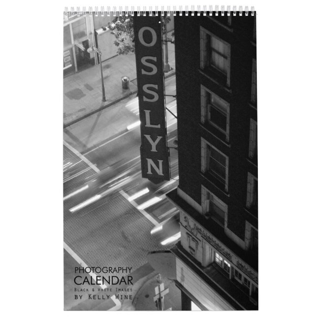 Fantastisk B&W-fotografikalender - Kelly vin Kalender (Omslag)